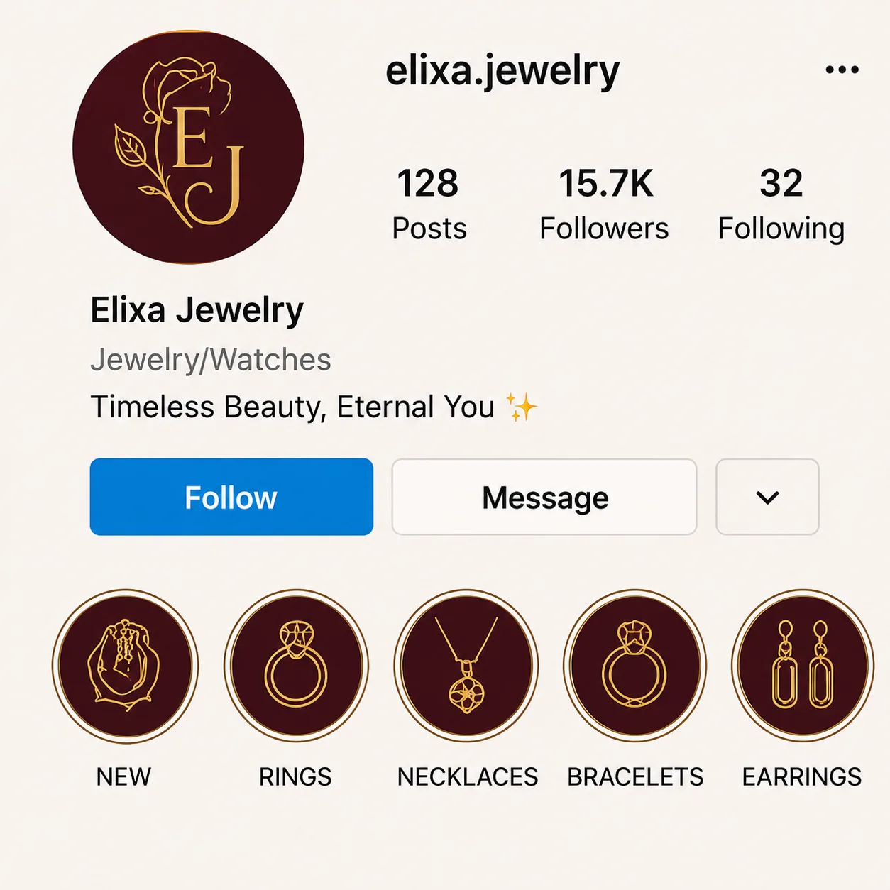 حساب Elixa على إنستغرام
