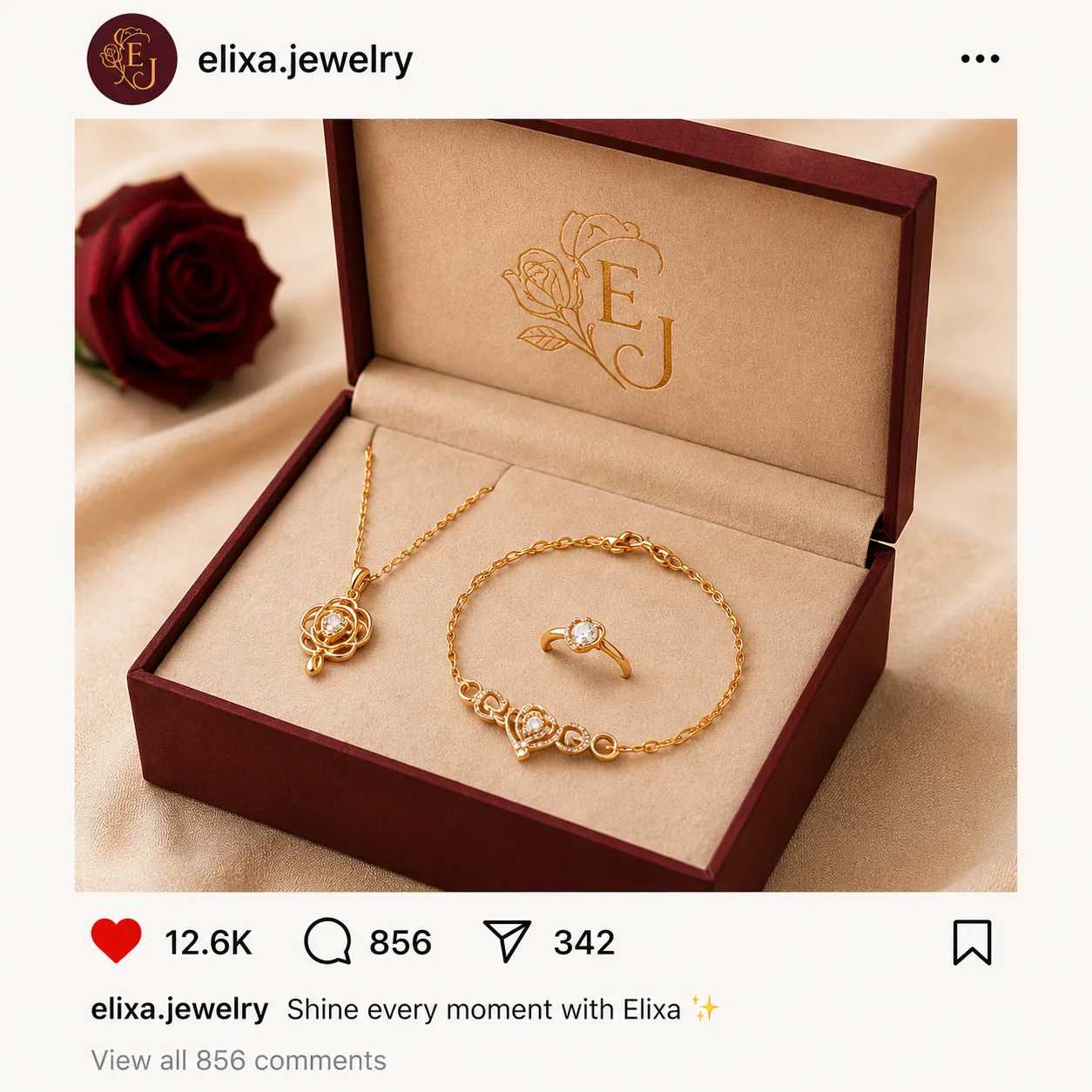 حساب Elixa على إنستغرام