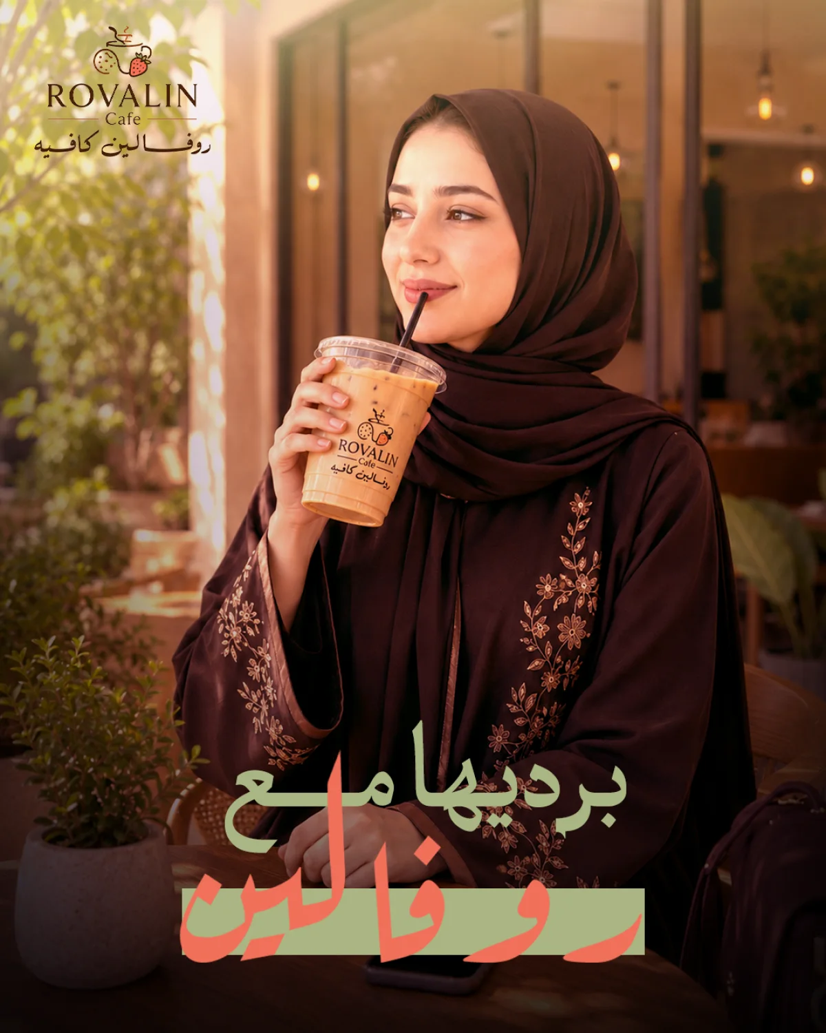 Rovalin Cafe — هوية بصرية وسوشيال ميديا