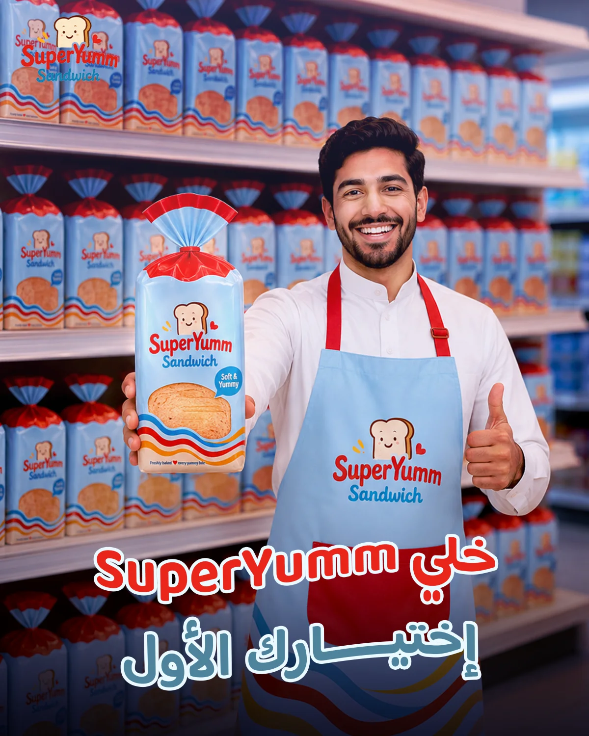 سوبر يم SuperYumm — خبز ساندويتش