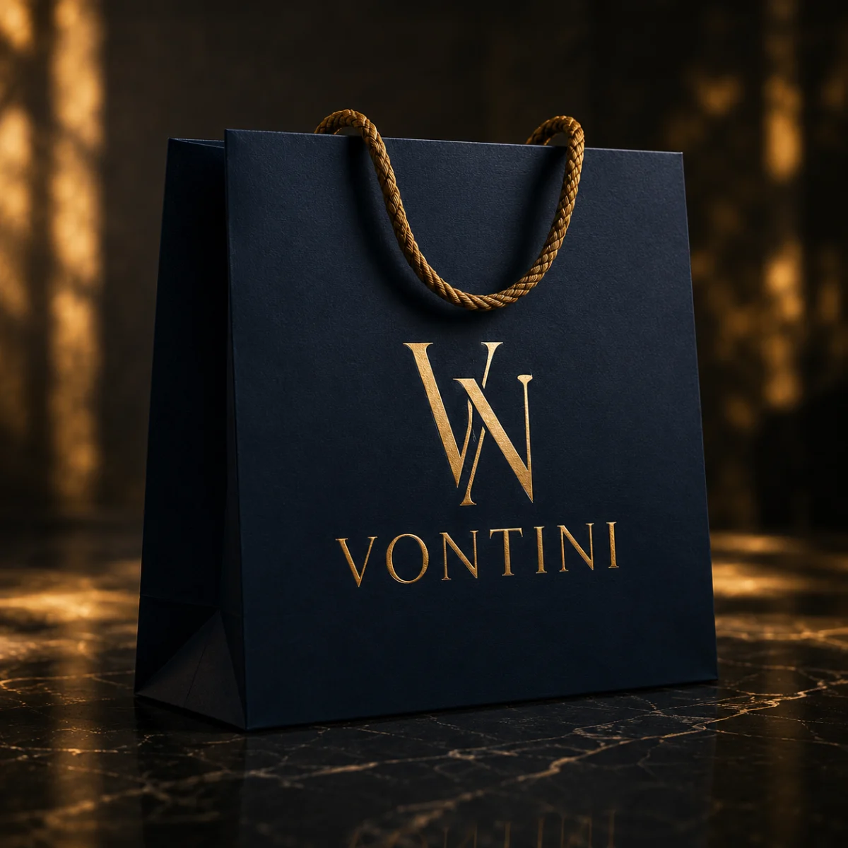 تطبيقات هوية VONTINI على التغليف
