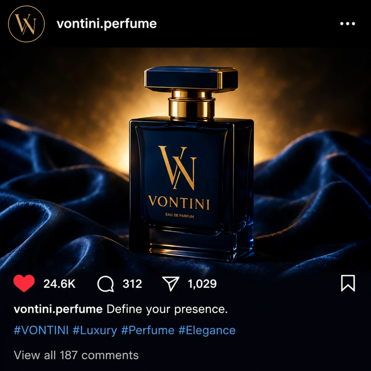 حساب VONTINI على إنستغرام